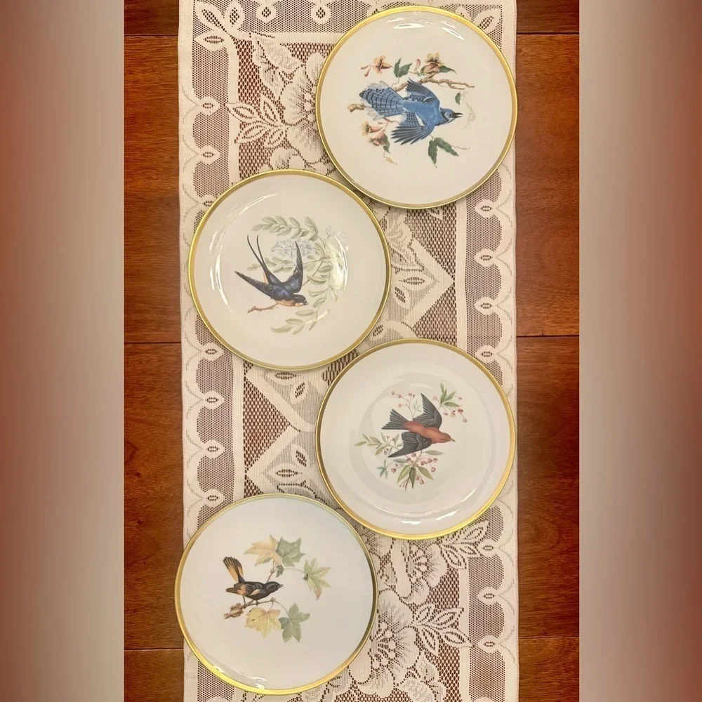 Hutschenreuther Pasco Bone China Audubon Bird Plates (8”)